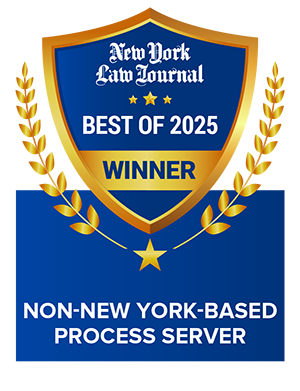 Best of 2025 Winner - Non-New York-Based Process Server